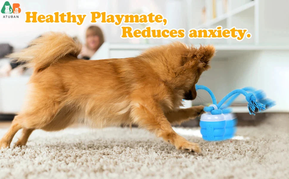 ATUBAN Interactive Dog Toys Ball - Fun Moving Dog Toys to Keep Them Busy , Rechargeable Smart Automatic Dog Ball for Boredom PawsMagics