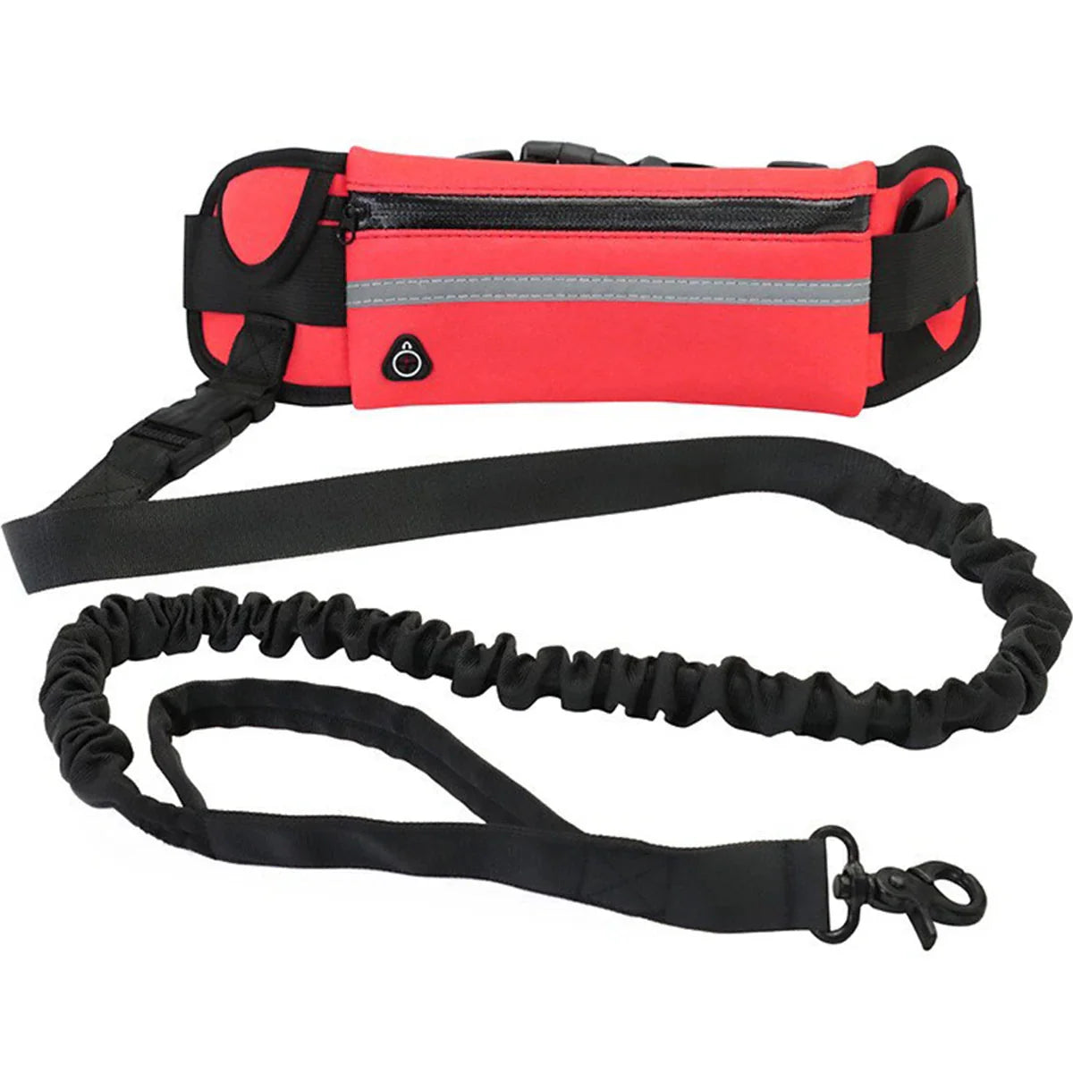 Hands Free Dog Leash Reflective Leash with Waist Bag Retractable Elastic Belt Dog Traction Rope for Running Walking Pet Products PawsnMagic