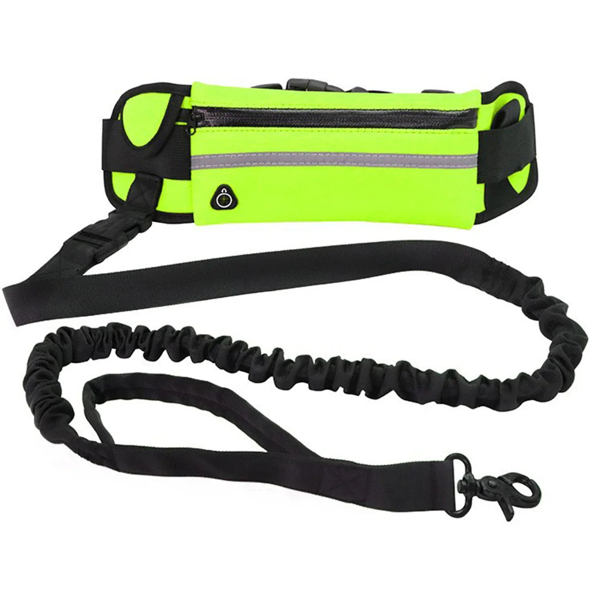 Hands Free Dog Leash Reflective Leash with Waist Bag Retractable Elastic Belt Dog Traction Rope for Running Walking Pet Products PawsnMagic