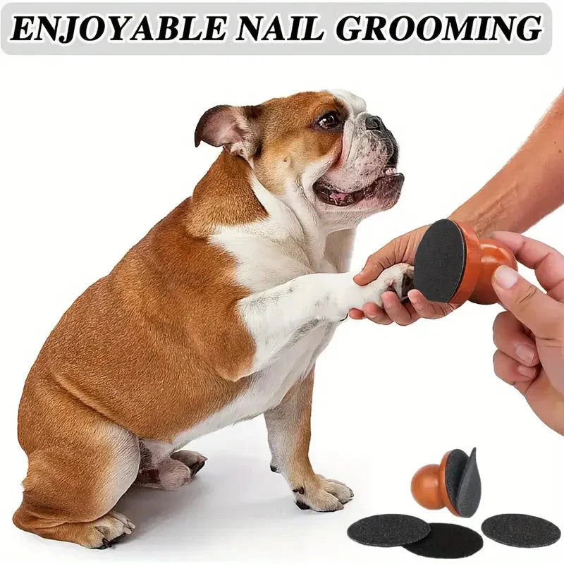 Dog Nail File Manual Wooden Pet Grooming Dogs Scratching Board Grinding Claw Pet Claw Care for Puppy Nail Care Outdoor Indoor Pawsn