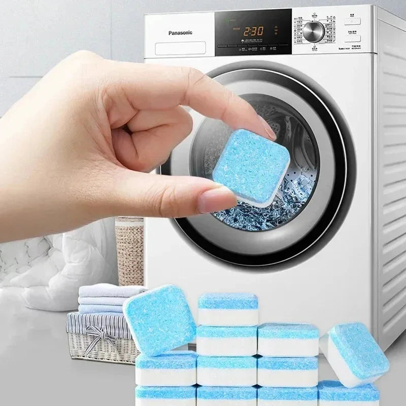 Detergent 4/8/12 PCS Household Cleaning Accessories Washing Machine Cleaning Tablets Effervescent Cleaning Tablets Cleaner For PawsnHeart