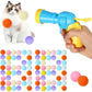 Cat Toys Interactive Launch Training Toy For Pet Kitten Creative Mini Shooting Gun Games Stretch Plush Ball Toys Pet Supplies PawsMagics