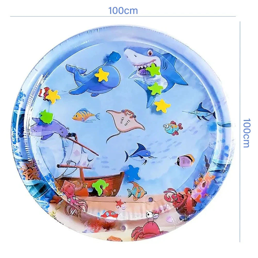 Summer Cooling Pet Water Bed Cushion Water Sensory Inflatable Play Mat Pet Cleaning Cooling Mat Pet Supplies Top Quality Cool PawsnHeart