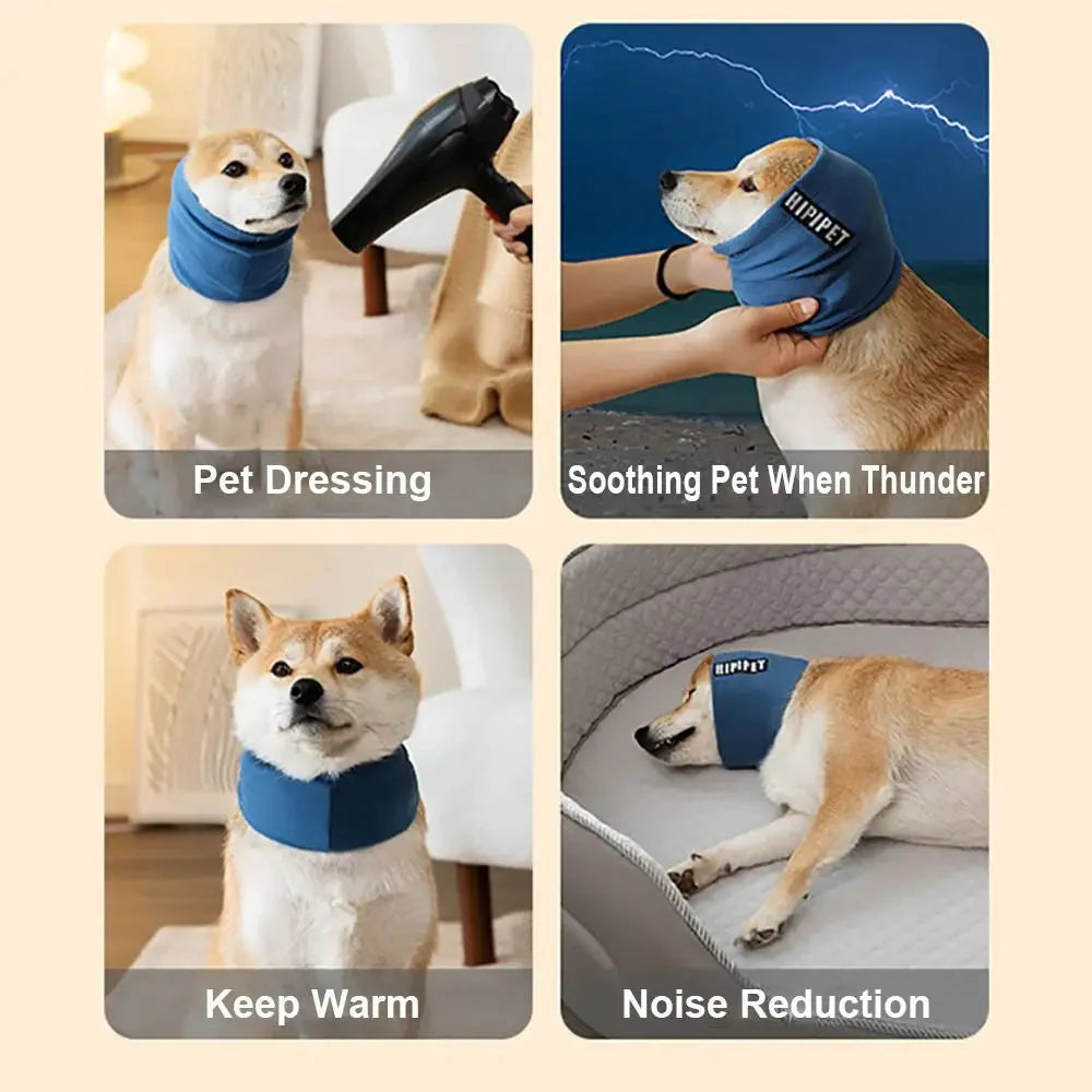 Dog Grooming Earmuffs Soft Warm Noise-Proof Earmuffs Pet Ear Cover Cloth Hat Grooming Bathing Blowing Drying Pet Sleeve PawsMagics