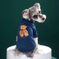 Dogs Winter Cute Clothes - Warm Puppy Pullover Sweatshirt with Bear Pattern
